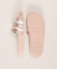 Chinelo-Feminino-Moleca-Slide-Estampado-de-Listras-Metalizadas-Rose-9961470-Rose_6