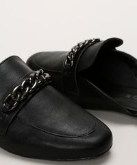 Mule-Feminino-Via-Uno-Bico-Redondo-com-Corrente-Preto-9961681-Preto_3