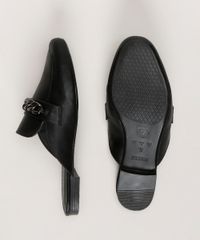 Mule-Feminino-Via-Uno-Bico-Redondo-com-Corrente-Preto-9961681-Preto_6