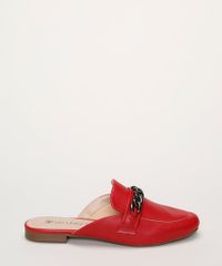 Mule-Feminino-Via-Uno-Bico-Redondo-com-Corrente-Vermelho-9961682-Vermelho_2