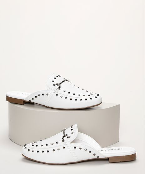 Mule-Feminino-Via-Uno-Bico-Redondo-com-Tachas-Branco-9961687-Branco_1