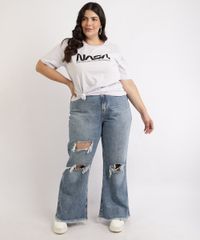 Blusa-Feminina-Plus-Size-NASA-Manga-Curta-Decote-Redondo-Lilas-9961962-Lilas_3