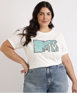 Blusa-Feminina-Plus-Size-MTV-Manga-Curta-Decote-Redondo-Off-White-9962104-Off_White_1