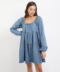 Vestido-Jeans-Feminino-Mindset-Curto-com-Babados-Manga-Longa-Azul-Medio-9962187-Azul_Medio_1