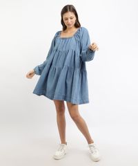 Vestido-Jeans-Feminino-Mindset-Curto-com-Babados-Manga-Longa-Azul-Medio-9962187-Azul_Medio_3