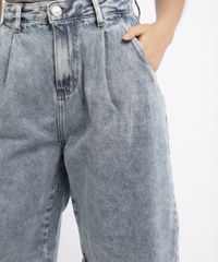 Bermuda-Jeans-Feminina-Mindset-Marmorizada-Slouchy-Cintura-Alta-com-Bolsos-Azul-Medio-9962188-Azul_Medio_4