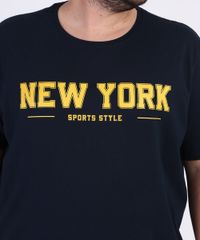Camiseta-Masculina-Plus-Size--New-York--Manga-Curta-Gola-Careca-Azul-Marinho-9962364-Azul_Marinho_2