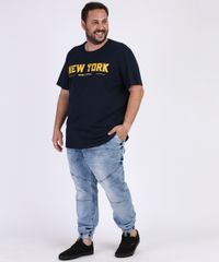 Camiseta-Masculina-Plus-Size--New-York--Manga-Curta-Gola-Careca-Azul-Marinho-9962364-Azul_Marinho_3
