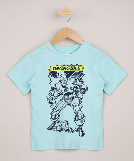 Camiseta-Infantil-Homem-de-Ferro-Manga-Curta-Verde-9962549-Verde_1
