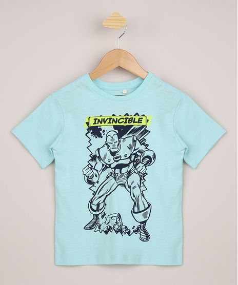 Camiseta-Infantil-Homem-de-Ferro-Manga-Curta-Verde-9962549-Verde_1