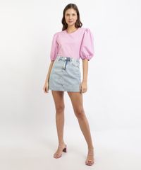 Saia-Jeans-Feminina-Mindset-Curta-Marmorizada-com-Barra-a-Fio-Azul-Claro-9963099-Azul_Claro_3