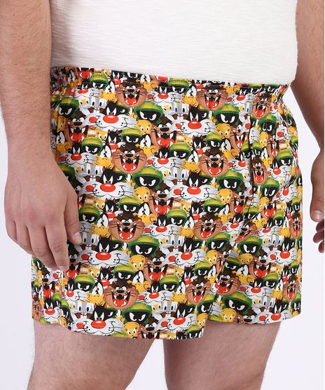 Samba-Cancao-Masculina-Plus-Size-Looney-Tunes-Estampada-Multicor-9963227-Multicor_1