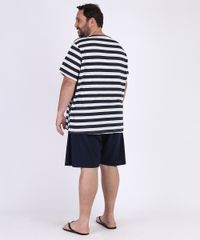 Pijama-Masculino-Plus-Size-Listrado-Manga-Curta-Branco-9963325-Branco_2