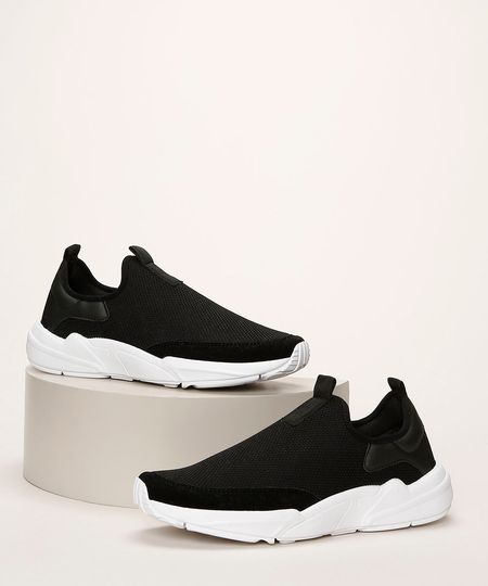 Tenis-Feminino-Oneself-Knit-com-Recorte-em-Suede-Preto-9963344-Preto_1 Tenis-Feminino-Oneself-Knit-com-Recorte-em-Suede-Preto-9963344-Preto_1