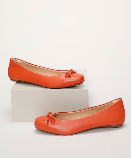 Sapatilha-Feminina-Via-Uno-Bico-Quadrado-com-Laco-Laranja-9963925-Laranja_1