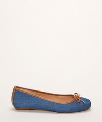 Sapatilha-Feminina-Via-Uno-Bico-Quadrado-com-Laco-em-Jeans-Azul-Medio-9963930-Azul_Medio_2