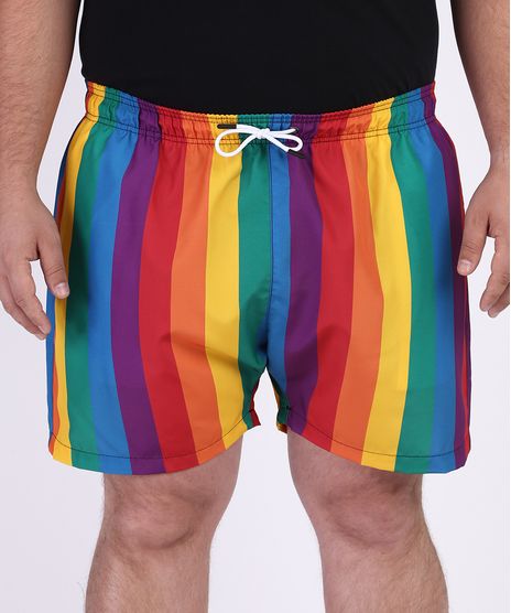 Short-Masculino-Plus-Size-Pride-Listrado-Relaxed-Multicor-9965122-Multicor_1