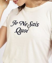 T-Shirt-Feminina-Mindset--Je-Ne-Sais-Quoi--Flocada-Manga-Curta-Decote-Redondo-Off-White-9965365-Off_White_4