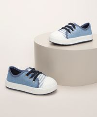 Tenis-Infantil-Pimpolho-Estampado-de-Listras-com-Recorte-e-Cadarco-Azul-9966082-Azul_1
