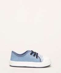 Tenis-Infantil-Pimpolho-Estampado-de-Listras-com-Recorte-e-Cadarco-Azul-9966082-Azul_2
