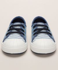 Tenis-Infantil-Pimpolho-Estampado-de-Listras-com-Recorte-e-Cadarco-Azul-9966082-Azul_5