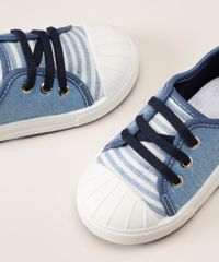 Tenis-Infantil-Pimpolho-Estampado-de-Listras-com-Recorte-e-Cadarco-Azul-9966082-Azul_6