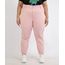 Calca-de-Sarja-Feminina-Plus-Size-Mom-Jogger-Cintura-Super-Alta-Rosa-Claro-9966757-Rosa_Claro_1