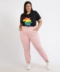Calca-de-Sarja-Feminina-Plus-Size-Mom-Jogger-Cintura-Super-Alta-Rosa-Claro-9966757-Rosa_Claro_3