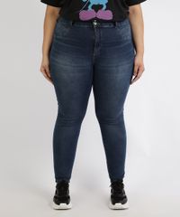 Calca-Jeans-Feminina-Plus-Size-Super-Skinny-Pull-Up-Cintura-Alta-Azul-Escuro-9967286-Azul_Escuro_1