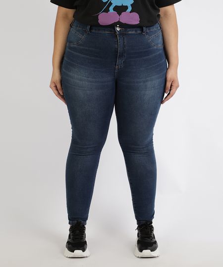 Calca-Jeans-Feminina-Plus-Size-Super-Skinny-Pull-Up-Cintura-Alta-Azul-Escuro-9967286-Azul_Escuro_1
