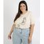 T-Shirt-Feminina-Mindset-Plus-Size-com-Bordado-de-Rostos-Manga-Curta-Decote-Redondo-Bege-Claro-9967296-Bege_Claro_1