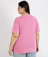 T-Shirt-Feminina-Mindset-Plus-Size--My-Own-Muse--Manga-Curta-Decote-Redondo-Rosa-9967302-Rosa_2
