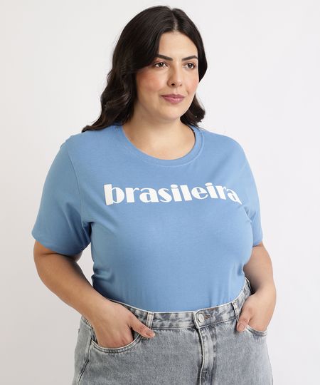 T-Shirt-Feminina-Plus-Size-Mindset--Brasileira--Flocada-Manga-Curta-Decote-Redondo-Azul-9964271-Azul_1 T-Shirt-Feminina-Plus-Size-Mindset--Brasileira--Flocada-Manga-Curta-Decote-Redondo-Azul-9964271-Azul_1