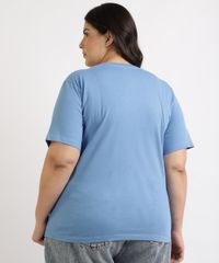 T-Shirt-Feminina-Plus-Size-Mindset--Brasileira--Flocada-Manga-Curta-Decote-Redondo-Azul-9964271-Azul_2
