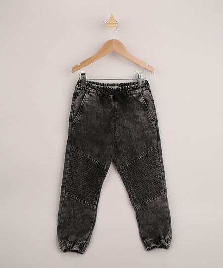 Calca-Jeans-Infantil-Jogger-Marmorizada-com-Cordao-Preta-9964309-Preto_1 Calca-Jeans-Infantil-Jogger-Marmorizada-com-Cordao-Preta-9964309-Preto_1