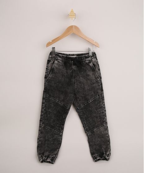Calca-Jeans-Infantil-Jogger-Marmorizada-com-Cordao-Preta-9964309-Preto_1