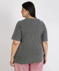 Blusa-Feminina-Plus-Size-Mulher-Maravilha-Manga-Curta-Decote-Redondo-Chumbo-9964399-Chumbo_4