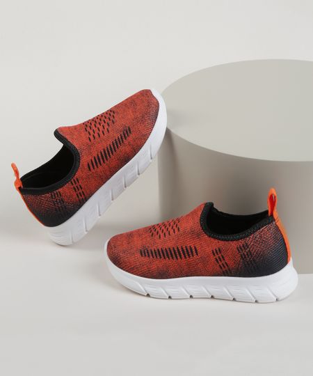 Tenis-Infantil-Molekinho-Knit-Calce-Facil-Laranja-9961922-Laranja_1