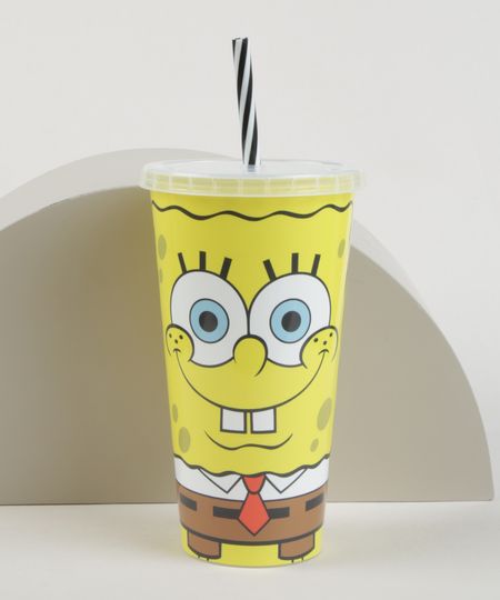 Copo-com-Canudo-Bob-Esponja-Estampado-Amarelo-9947342-Amarelo_1