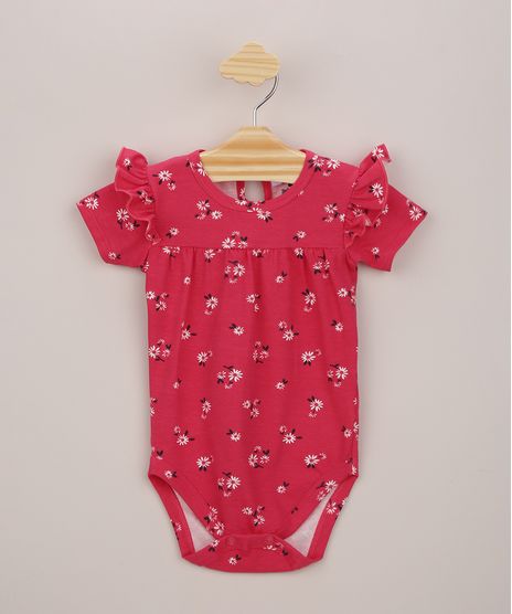 Body-Infantil-Estampado-Floral-com-Babados-Manga-Curta-Rosa-9951596-Rosa_1