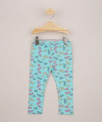 Calca-Legging-Infantil-Estampada-de-Borboletas-com-Glitter-Azul-9953629-Azul_1