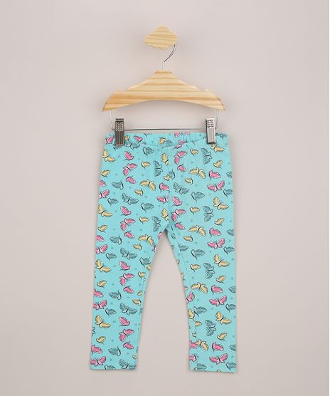 Calca-Legging-Infantil-Estampada-de-Borboletas-com-Glitter-Azul-9953629-Azul_1