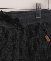Bermuda-de-Moletom-Infantil-Estampada-de-Raios-com-Bolsos-Cinza-Mescla-Escuro-9954263-Cinza_Mescla_Escuro_4