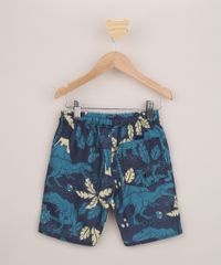 Bermuda-Surf-Infantil-Estampada-de-Dinossauros-com-Cordao-Azul-Marinho-9954498-Azul_Marinho_2