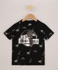 Camiseta-Infantil-Jurassic-World-Metalizada-Manga-Curta-Preta-9954881-Preto_1