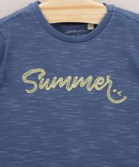 Camiseta-Infantil--Summer--Manga-Curta-Azul-9955060-Azul_3