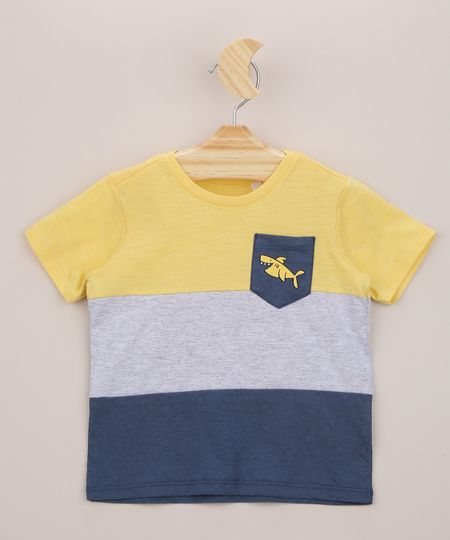 Camiseta-Infantil-com-Recortes-e-Bolsinho-de-Tubarao-Manga-Curta-Amarela-9955061-Amarelo_1 Camiseta-Infantil-com-Recortes-e-Bolsinho-de-Tubarao-Manga-Curta-Amarela-9955061-Amarelo_1