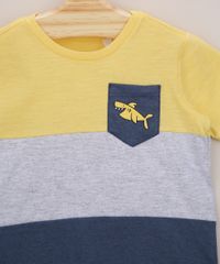 Camiseta-Infantil-com-Recortes-e-Bolsinho-de-Tubarao-Manga-Curta-Amarela-9955061-Amarelo_3 Camiseta-Infantil-com-Recortes-e-Bolsinho-de-Tubarao-Manga-Curta-Amarela-9955061-Amarelo_3