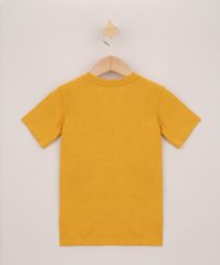 Camiseta-Infantil-Tenis-Flocado-Manga-Curta-Amarela-9955391-Amarelo_2