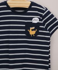Camiseta-Infantil-Listrada-Carrinhos-com-Bolsinho-de-Monstro-Manga-Curta-Azul-Marinho-9956336-Azul_Marinho_3